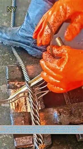 Proper Steel Cable Splicing: Strong, Secure & Safe.