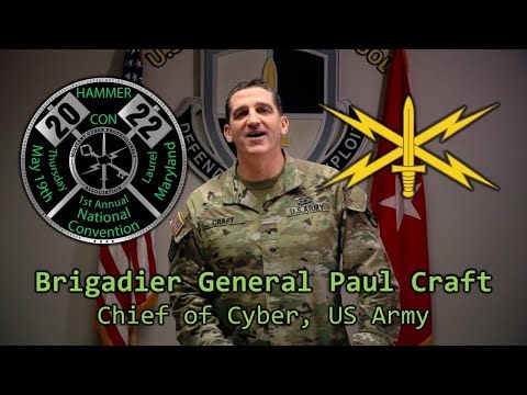 HammerCon 2022: BG Paul Craft, Army Chief of Cyber