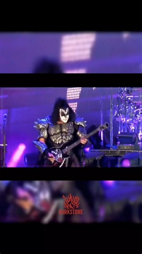 Magnificent Stage, Awesome KISS Performance #genesimmons #paulstanley #kissband #music #darkstone