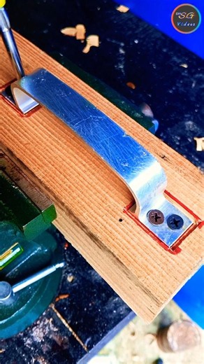 Simple Door Handle Install #diy #shorts #tools #tips #ytshorts