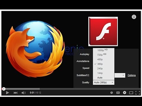 How to change youtube html5 player to flash player on firefox | How to disable HTML5 player