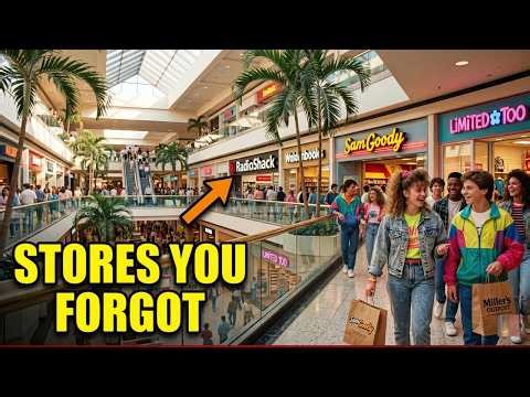13 Forgotten California Mall Stores from the 1980s