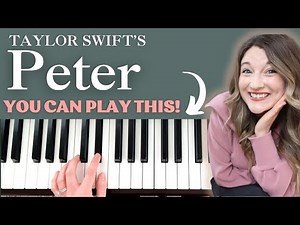EASY PIANO TUTORIAL for Taylor Swift's "Peter" from The Tortured Poets Department
