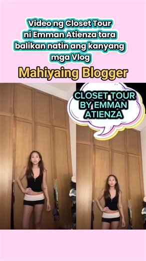 421K views · 6.5K reactions | Video Closet Tour ni Emman Atienza #fblifestyle | Mahiyaing Blogger | Facebook