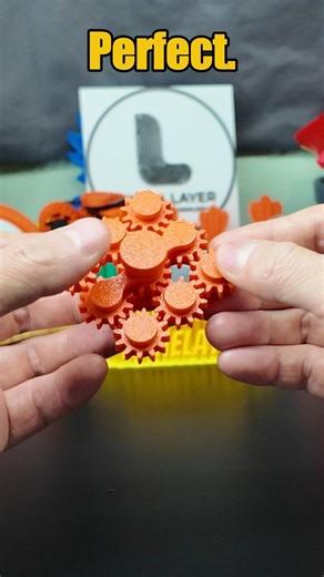 ⚙️ Making the Ultimate Gear Fidget Spinner! Satisfying Assembly #3dprinting #3dprinted #bambulab