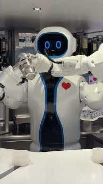 Rob, the first humanoid robotic bartender at sea, aboard the MSC Virtuosa Cruise Ship