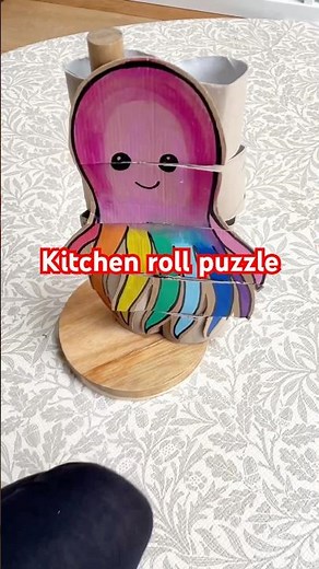 Kitchen Roll Puzzle | Learning Through Play Craft for Kids