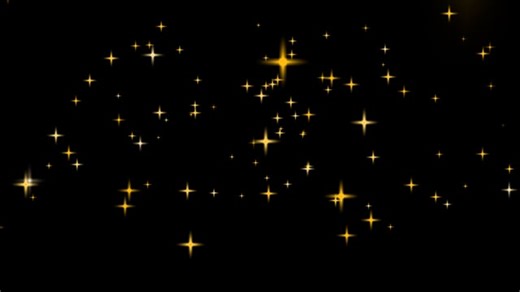 Stars, Sparkle, Rainy Stars. Free Stock Video