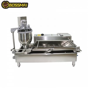[Hot Item] Commercial Automatic Donut Making Machine Stainless Steel Doughnut Maker Food Machinery Fryer