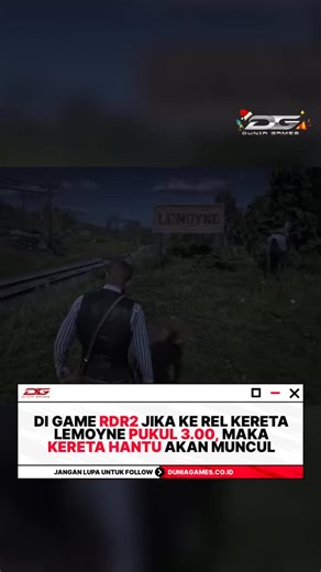 Absen dulu yang sudah lihat kereta hantu di rel kereta Lemoyne!!! Drop di kolom komentar ya!!!🫣 Sc: X/ the game verse #duniagames #satusatunyadidunia #duniagamestsel #rdr #rdr2 #horror #gaming #game #reaction | Dunia Games