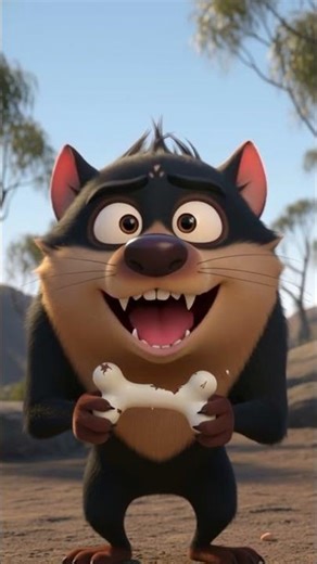 Meet Taz: The Grumpiest (and Cutest) Devil on Earth! 😈🐾 #cute #funny #animation #cartoon #animals