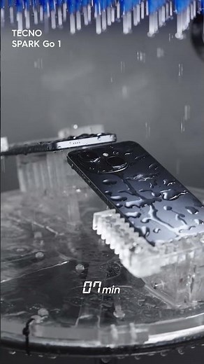TECNO Spark Go 1 IP54 Water Resistance Test | How It Handles Splashes!