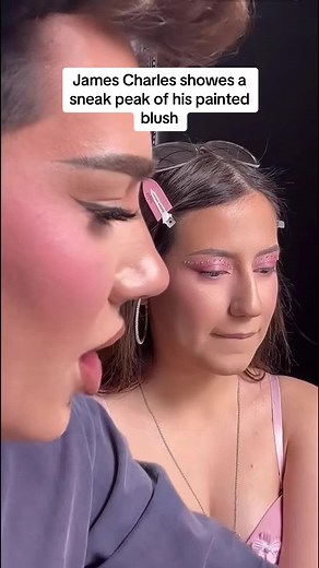 James Charles Painted Blush Sneak Peek and Makeup Tutorial