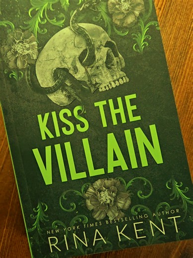 My first read of 2026 and I’m already OBSESSED 😮‍🔥! 'Kiss The Villain' by @Rina Kent is a dark MM romance that has me hooked and I’m not even halfway through. Plus, the 'Legacy of Gods' cameos just make it even better...Rina Kent never misses! #kissthevillian #rinakent#legacyofgods #booktok
