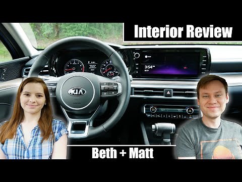 The 2021 Kia K5 Interior is Really Impressive (Beth + Matt)