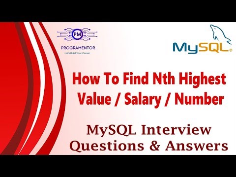 How To Find Nth Highest Salary / Number / Value In MySQL | MySQL Database | Learn MySQL (Hindi/Urdu)