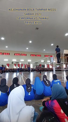 Kejohanan Bola Tampar MSSS Sabah 2023 triple kill#fyp #foryou #fypシ #volleyball
