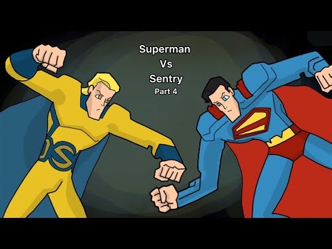 Superman vs Sentry Animation (DCU vs MCU) Finale Part 4