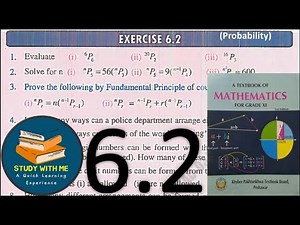 Exercise 6.2 All Questions Class 11 Maths Permutation | Ex 6.2 First Year Maths KPK Book