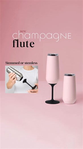 Our aim was to create the world’s best insulated Champagne Flute 壟 An innovative modern twist on a traditional wine glass, the NEW Champagne Flute allows you to switch between stemmed elegance and stemless convenience with the patent-pending detachable TwistLock™ Stem   Designed in New Zealand Shop now: www.huskicoolers.co.uk/products/huski-champagne-flute | Huski | Facebook