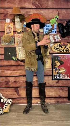 Straight Outta Old Tucson Studios #wildwest #gunspinning #cowboy #gunslinger #rdr2 #guntraining #gun