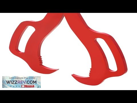 Garvee Log Lifting Tongs Superior Grip Heavy Duty Steel Claws 18in 2 Claw