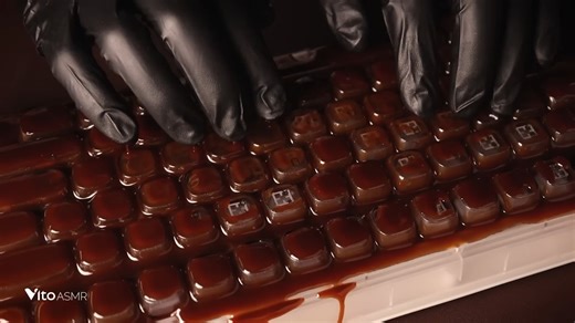 【Vito】ASMR 的 |不是人工智能。只是真正的巧克力糖浆键盘声音 🍫