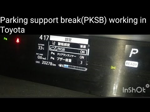 Testing Parking support break (PKSB) working in Toyota