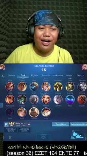 Emblem Support & Tank Fredrin: Top Global Gameplay