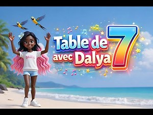 Chanson table de multiplication _ Table de 7 | Apprentissage rythmé pour enfants | PUTCHII MUTCHII