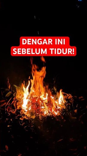 ASMR Api Membakar Daun Kering yang Bikin Otak Auto Sunyi (5 Menit)