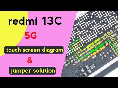 Xiaomi Redmi 13C 5G Touch Screen (Digitizer) Diagram | Touch Problem Solution