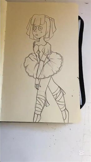 Dibujando a una bailarinaaaa quedo bellaaaaaa 😍😍😍✨🖤 #artist #art #ballet #drawing #flypシviral