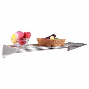 [Hot Item] Stainless Steel Kitchen Wall Hanging Rack for Restaurant