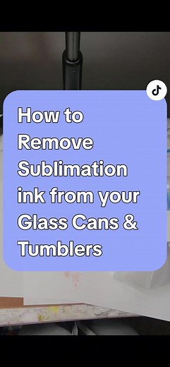 HOW to REMOVE SUBLIMATION DESIGNS from your Glass Cans and Tumblers. For the frosted Glass Cans I recommend doing the entire Glass. Once you apply the Citri Strip it it will remove the frost off the Glass can and with anything sublimation you strip remember it cannot be re-sublimated. Citristrip works faster than 24 hours but the longer it sits the better your results are. This can be used to remove UVDTF prints as well. #howtoremovesublimation #howtoremoveuvdtf #sublimationtipsandmore #sublimat