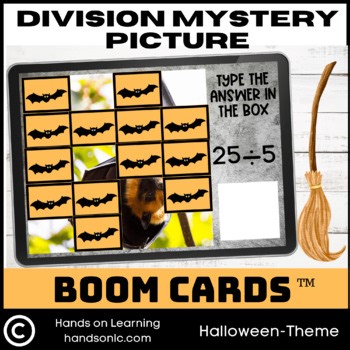 Division Mystery Picture Boom Cards | 3rd Grade Math