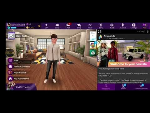 MODDED XP Mod avakin life Xp Gems Items TASKS Work Glitch MOD A