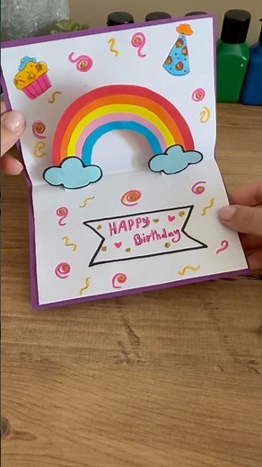 DIY Pop Up Birthday Card | Easy Handmade Greeting Card