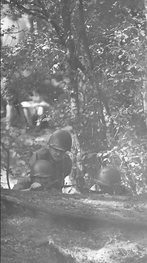 American Soldiers Firing a Browning M2 with a Misfire Moment #BrowningM2 #WWIIHistory