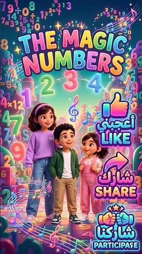 🌟 The Magic Numbers 🌟#kidssongs #kidslearning #funlearning #preschoollearning #learningnumbers