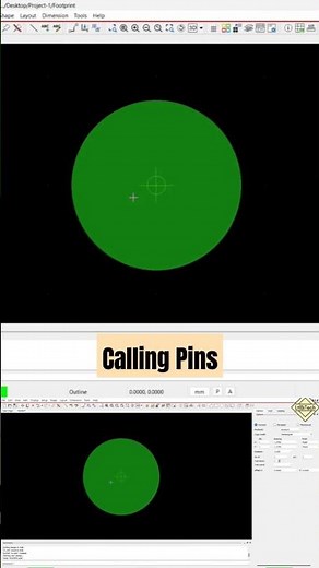 Calling Pins in Footprint | PCB Design Course | Footprints in Allegro #orcad #pcb #electrons #shorts