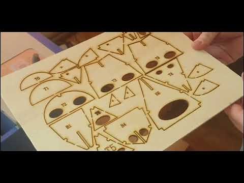 How To Build A rc Plane -Laser cut -Super Sinbad Part -1-