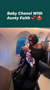 Guess who jetted off to Nigeria with @moreyfaith and @lauraikeji? It’s the cutest passenger ever, Chanel! 😍 this pic with her and Faith is the cutest 💗 thing ever!!! I guess reunion for 16th Feb is a date #rholagosreunion #rholagos | Real Housewives Of Lagos