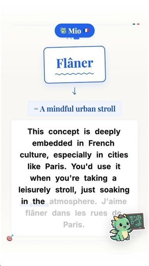 Stop saying 'se promener'! Learn 'Flaner' instead