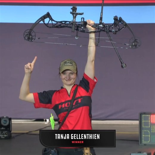 Champion in Vegas! 🏆🎯 Tanja secures FIRST place at the Indoor Archery World Series Final! #IndoorWorldSeries | Indoor Archery World Series