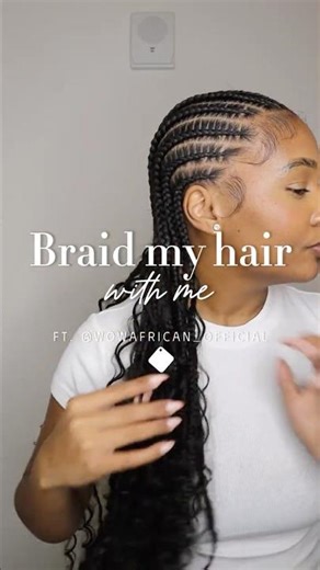 Hair vlog: A twist on the classic stitch braids? yea.