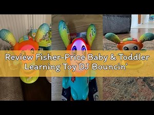 Review Fisher-Price Baby & Toddler Learning Toy DJ Bouncin’ Beats with Music Lights & Bouncing Actio
