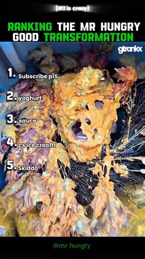 Ranking the MR hungry food transformations #ranking #tiktokviral #food #funny #transformation