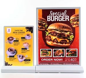 [Hot Item] Factory Wholesale A4 A5 LED Frame Rechargeable Menu Board Ultras Slim Light Box for Restaurant Shop