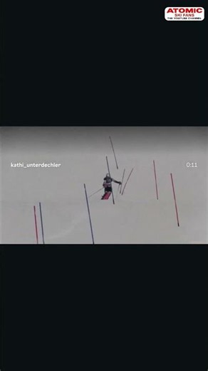 Katharina Unterdechler 🇦🇹 - slalom training in Dachstein West #weareskiing #sheskis ‪@atomic‬